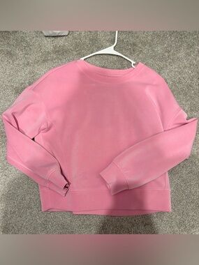 pink all in motion crewneck